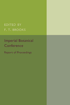 Brooks |  Imperial Botanical Conference | Buch |  Sack Fachmedien