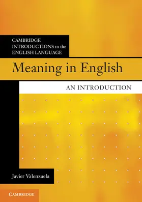 Valenzuela |  Meaning in English | Buch |  Sack Fachmedien