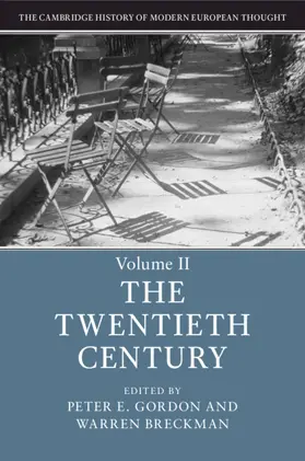 Gordon / Breckman |  The Cambridge History of Modern European Thought: Volume 2, the Twentieth Century | Buch |  Sack Fachmedien