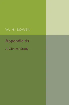 Bowen |  Appendicitis | Buch |  Sack Fachmedien