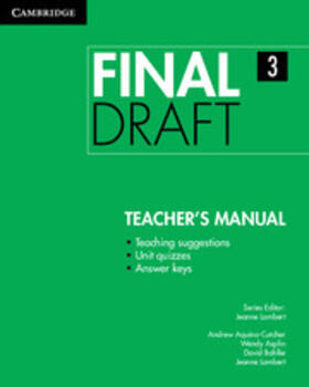 Lambert / Aquino-Cutcher / Asplin |  Final Draft Level 3 Teacher's Manual | Buch |  Sack Fachmedien