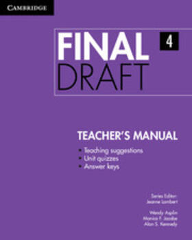 Lambert / Asplin / Jacobe |  Final Draft Level 4 Teacher's Manual | Buch |  Sack Fachmedien