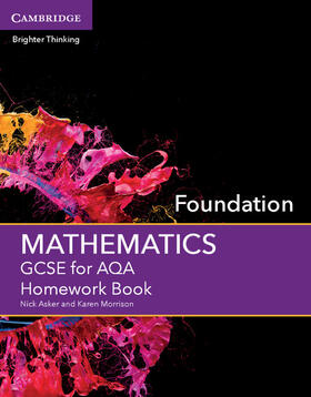 Asker / Morrison |  GCSE Mathematics for Aqa Foundation Homework Book | Buch |  Sack Fachmedien