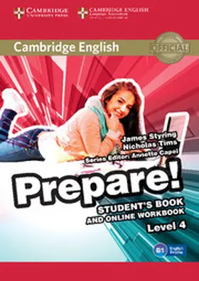 Styring / Tims / Joseph |  Cambridge English Prepare! Level 4 Student's Book and Online Workbook | Buch |  Sack Fachmedien