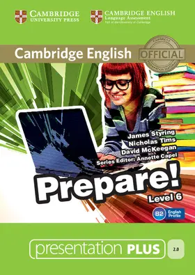 Styring / Tims / McKeegan |  Cambridge English Prepare! Level 6 Presentation Plus DVD-ROM | Sonstiges |  Sack Fachmedien