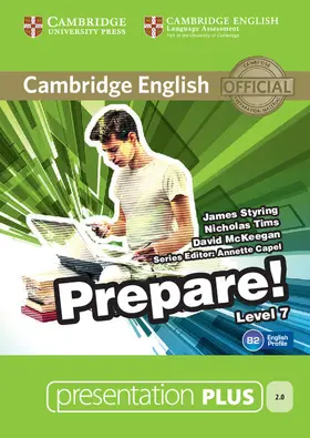 Styring / Tims / McKeegan |  Cambridge English Prepare! Level 7 Presentation Plus DVD-ROM | Sonstiges |  Sack Fachmedien