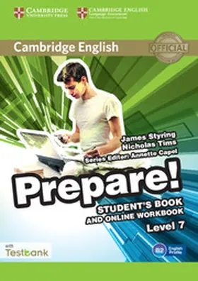 Styring / Tims / McKeegan |  Cambridge English Prepare! Level 7 Student's Book and Online Workbook with Testbank | Buch |  Sack Fachmedien