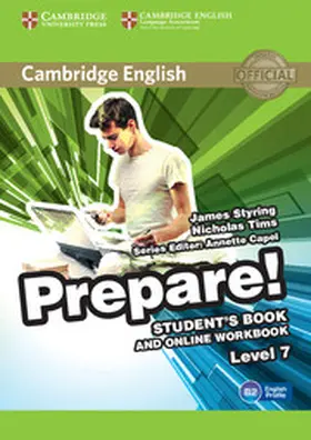 Styring / Tims / McKeegan |  Cambridge English Prepare! Level 7 Student's Book and Online Workbook | Buch |  Sack Fachmedien