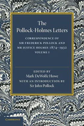 Howe |  The Pollock-Holmes Letters | Buch |  Sack Fachmedien