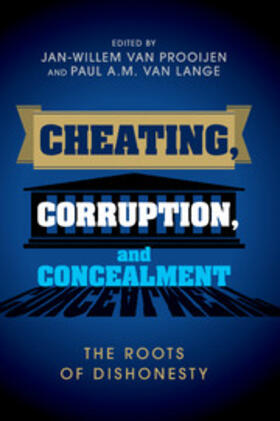 Prooijen / Lange |  Cheating, Corruption, and Concealment | Buch |  Sack Fachmedien