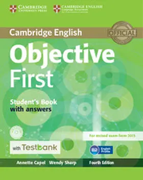 Capel / Sharp | Objective First Student's Book with Answers with CD-ROM with Testbank | Medienkombination | 978-1-107-54239-6 | sack.de