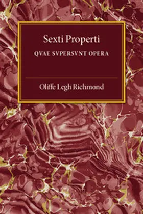 Richmond |  Sexti Properti | Buch |  Sack Fachmedien