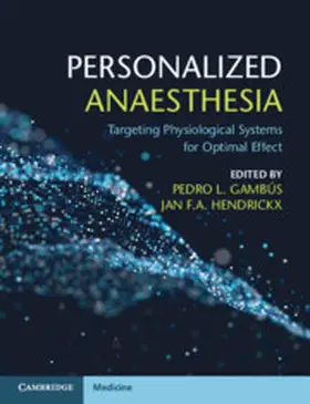 Gambús / Hendrickx |  Personalized Anaesthesia | Buch |  Sack Fachmedien