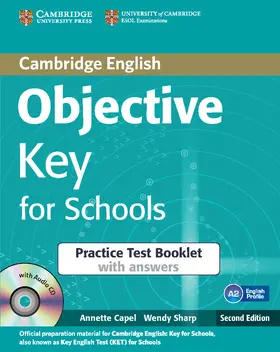 Capel / Sharp |  Objective Key for Schools Practice Test Booklet with Answers with Audio CD | Buch |  Sack Fachmedien