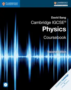 Sang |  Cambridge IGCSE® Physics Coursebook with CD-ROM | Buch |  Sack Fachmedien