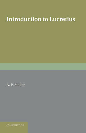 Sinker |  Introduction to Lucretius | Buch |  Sack Fachmedien