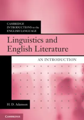 Adamson |  Linguistics and English Literature | Buch |  Sack Fachmedien