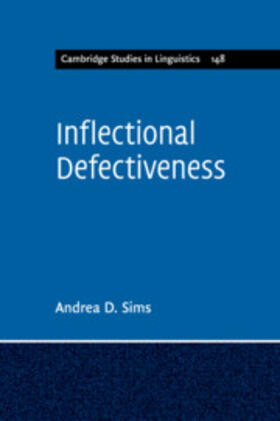 Sims |  Inflectional Defectiveness | Buch |  Sack Fachmedien