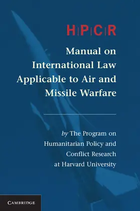  Hpcr Manual on International Law Applicable to Air and Missile Warfare | Buch |  Sack Fachmedien