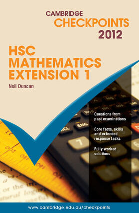 Duncan |  Cambridge Checkpoints HSC Mathematics Extension 1 2012 | Buch |  Sack Fachmedien