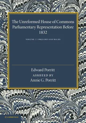 Porritt |  The Unreformed House of Commons | Buch |  Sack Fachmedien