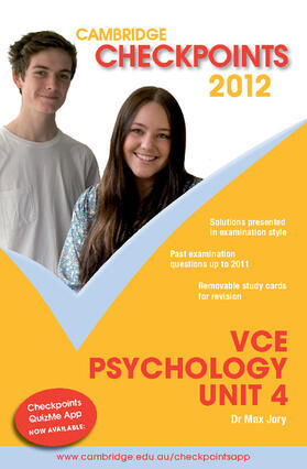 Jory |  Cambridge Checkpoints VCE Psychology Unit 4 2012 | Buch |  Sack Fachmedien