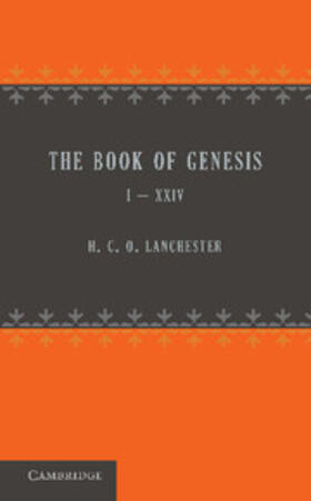 Lanchester |  The Book of Genesis 1 24 | Buch |  Sack Fachmedien