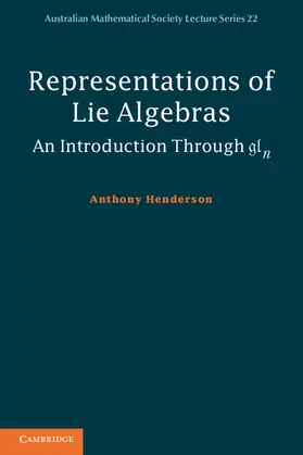 Henderson |  Representations of Lie Algebras | Buch |  Sack Fachmedien