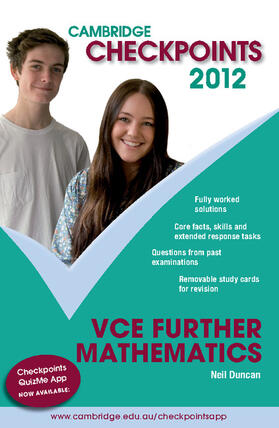 Duncan |  Cambridge Checkpoints VCE Further Mathematics 2012 | Buch |  Sack Fachmedien