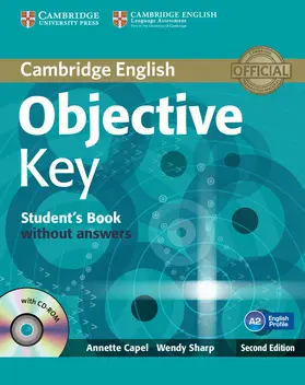 Capel / Sharp |  Objective Key Student's Book without Answers with CD-ROM | Buch |  Sack Fachmedien