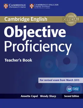 Capel / Sharp |  Objective Proficiency Teacher's Book | Buch |  Sack Fachmedien