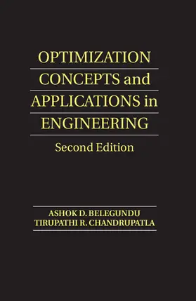 Belegundu / Chandrupatla |  Optimization Concepts and Applications in Engineering | Buch |  Sack Fachmedien