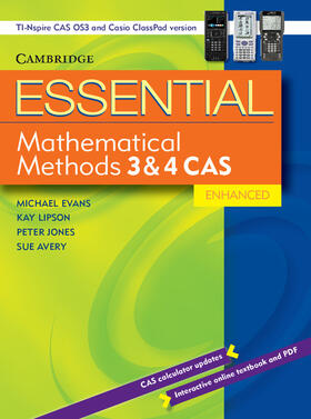 Evans / Lipson / Jones |  Essential Mathematical Methods CAS 3 and 4 Enhanced TIN/CP Version | Buch |  Sack Fachmedien