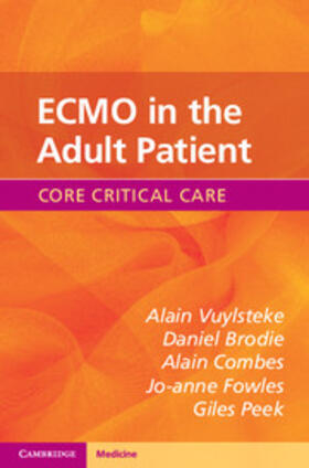 Vuylsteke / Brodie / Combes |  ECMO in the Adult Patient | Buch |  Sack Fachmedien