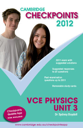 Boydell |  Cambridge Checkpoints VCE Physics Unit 3 2012 | Buch |  Sack Fachmedien