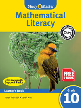 Morrison / Press | Study & Master Mathematical Literacy Learner's Book Grade 10 English | Buch | 978-1-107-69357-9 | sack.de