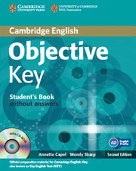 Capel / Sharp |  Objective Key for Schools Pack without Answers (Student's Book with CD-ROM and Practice Test Booklet) | Buch |  Sack Fachmedien