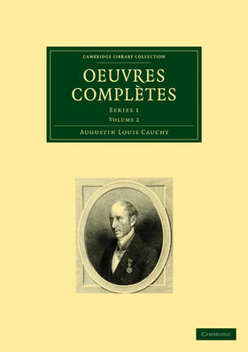 Cauchy |  Oeuvres Completes | Buch |  Sack Fachmedien