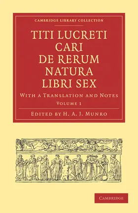 Munro |  Titi Lucreti Cari de Rerum Natura Libri Sex | Buch |  Sack Fachmedien