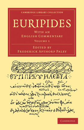 Paley |  Euripides - Volume 1 | Buch |  Sack Fachmedien