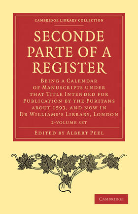 Peel |  Seconde Parte of a Register 2 Volume Paperback Set | Buch |  Sack Fachmedien