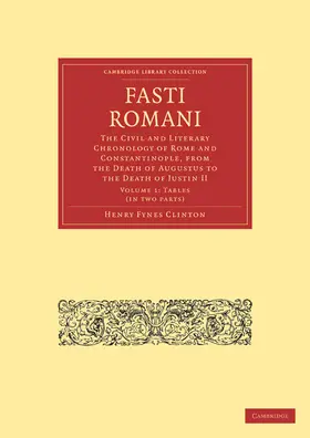 Clinton |  Fasti Romani | Buch |  Sack Fachmedien