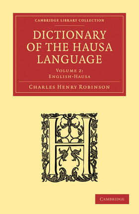Robinson |  Dictionary of the Hausa Language | Buch |  Sack Fachmedien
