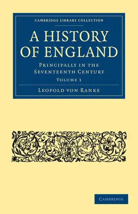 Ranke |  A History of England - Volume 1 | Buch |  Sack Fachmedien