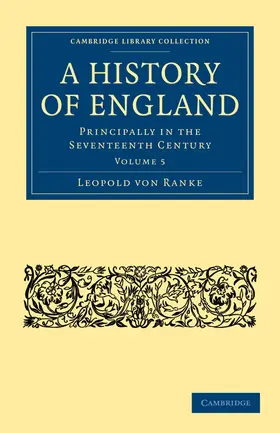 Ranke |  A History of England - Volume 5 | Buch |  Sack Fachmedien