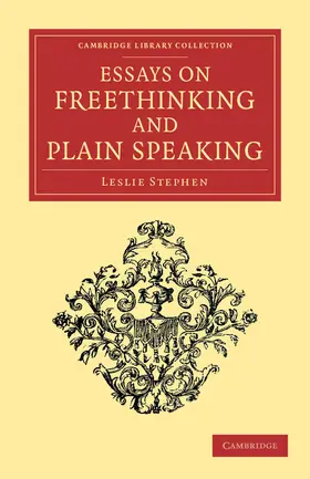 Stephen |  Essays on Freethinking and Plain Speaking | Buch |  Sack Fachmedien