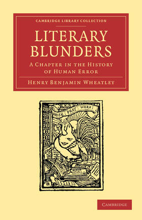 Wheatley |  Literary Blunders | Buch |  Sack Fachmedien