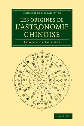 Ferrand / Saussure |  Les origines de l'astronomie chinoise | Buch |  Sack Fachmedien