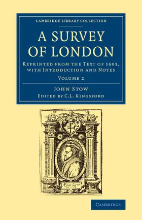 Stow / Kingsford |  A Survey of London | Buch |  Sack Fachmedien