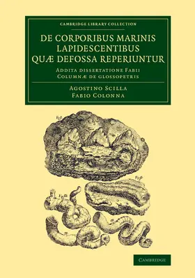 Scilla / Colonna |  De corporibus marinis lapidescentibus quæ defossa             reperiuntur | Buch |  Sack Fachmedien